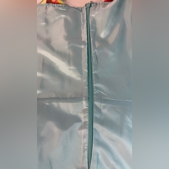 Ralph Lauren Floral Midi Dress - Green and Pink - Picture 13 of 15